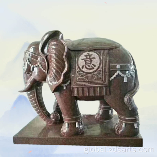 White Marble Stone Ornaments White marble elephant stone ornaments Factory